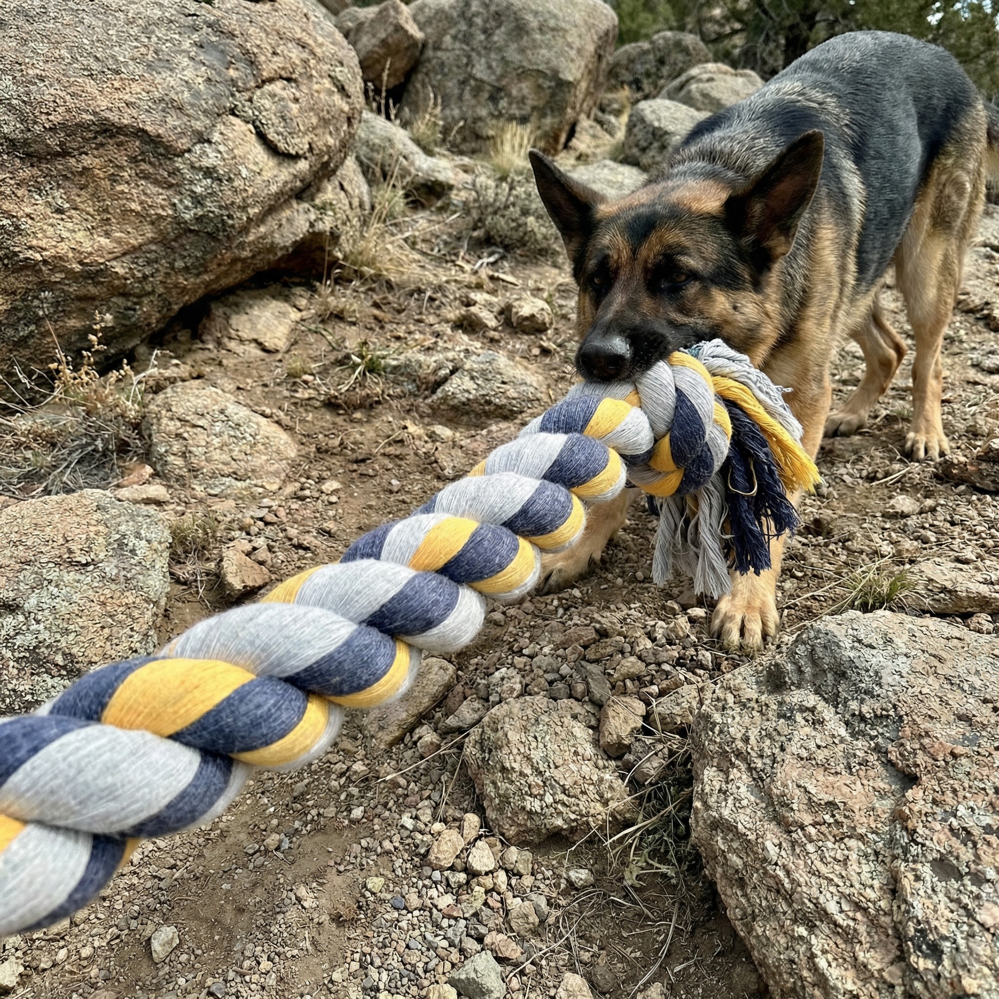 mammoth pet flossy chew ultra durable rope dog toy