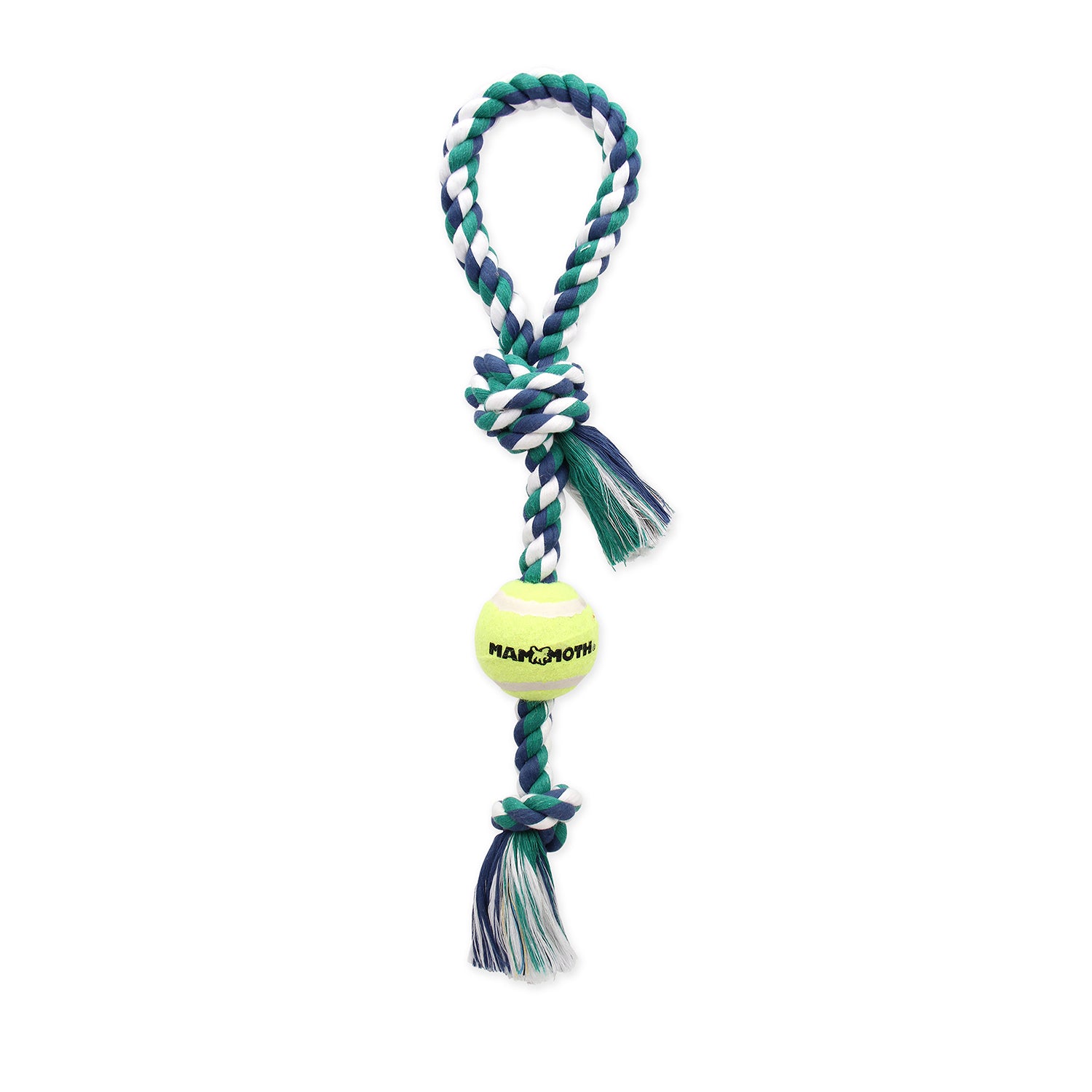 Flossy Chew Tug with Tennis Ball